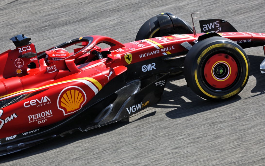 Leclerc Bahrain test