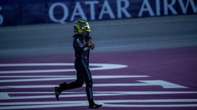 Hamilton crash Qatar