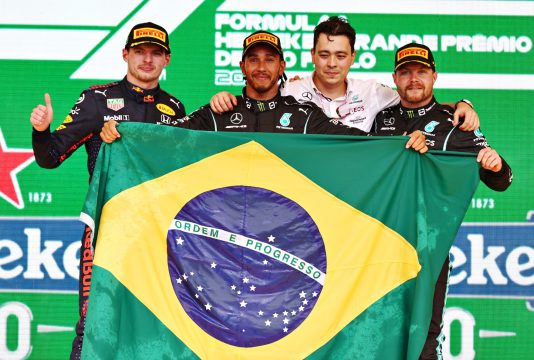 Podium Brazil