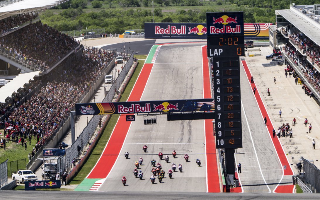 This is the start time of the MotoGP of the Americas