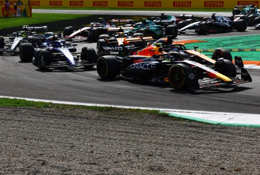 Verstappen start Italy 2023