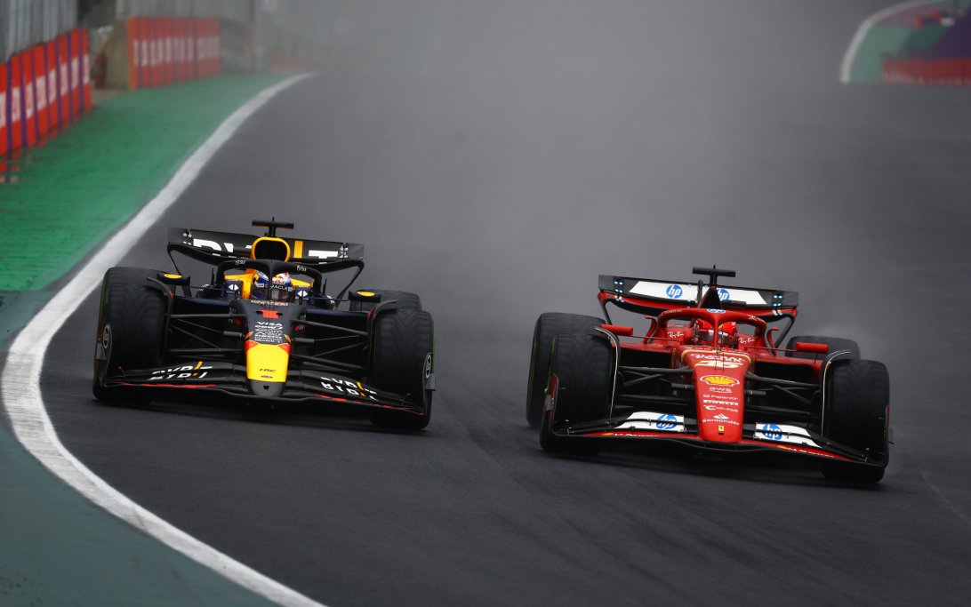 Verstappen wet Leclerc Brazil