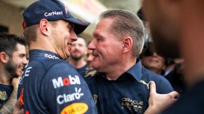 Max Verstappen Jos Verstappen Austin 2022