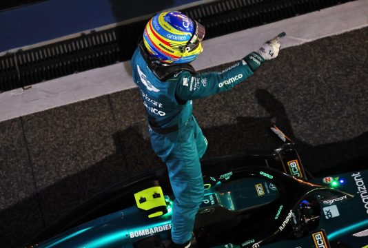 Alonso podium Bahrain