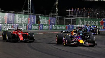 Verstappen Leclerc  Las Vegas