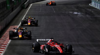 Leclerc Perez Verstappen Las Vegas