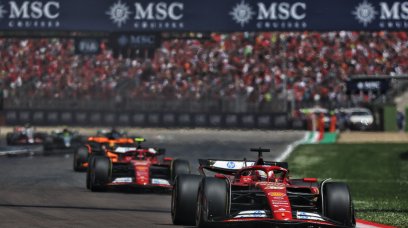 Leclerc Imola race