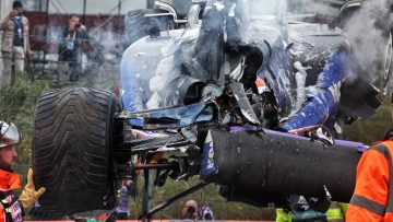 Russell outlines F1 danger ‘reminder’ after heavy Sargeant crash