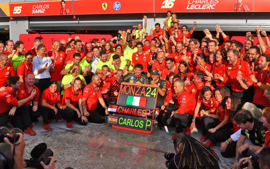 Leclerc win Monza