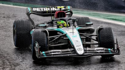 Hamilton wet Brazil