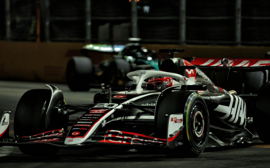 Magnussen Las Vegas race