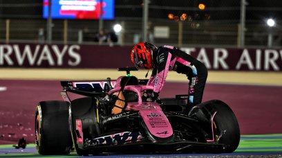 Ocon Qatar race