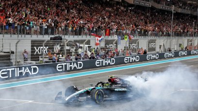 Hamilton donuts Abu Dhabi