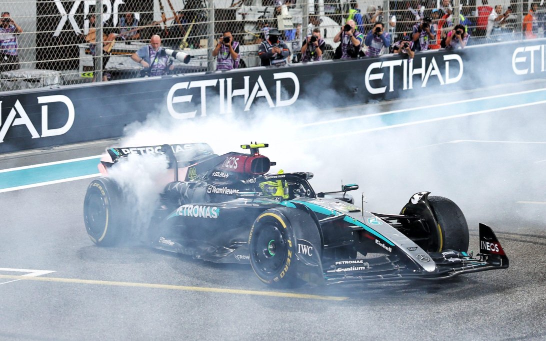 Hamilton donuts Abu Dhabi