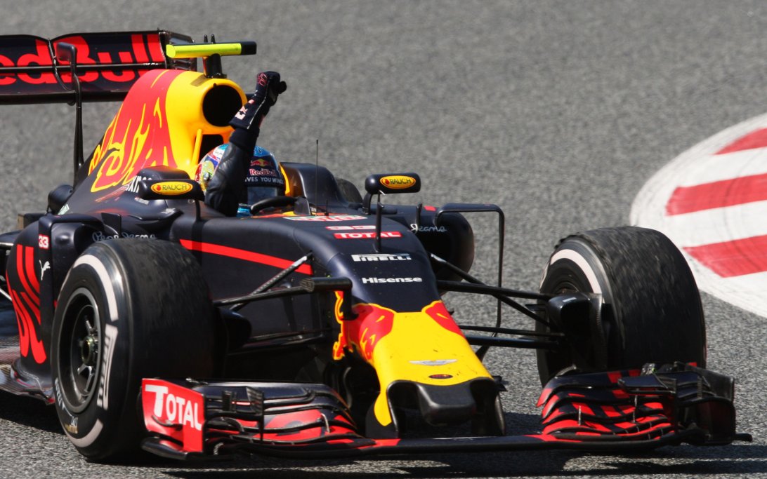 Verstappen Spanje 2016