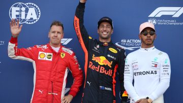 The iconic event where Ricciardo crushed Hamilton and Vettel