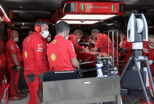 Ferrari working hard screenshot