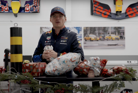 Verstapen Red bull christmas