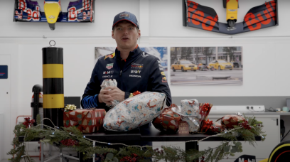 Verstapen Red bull christmas