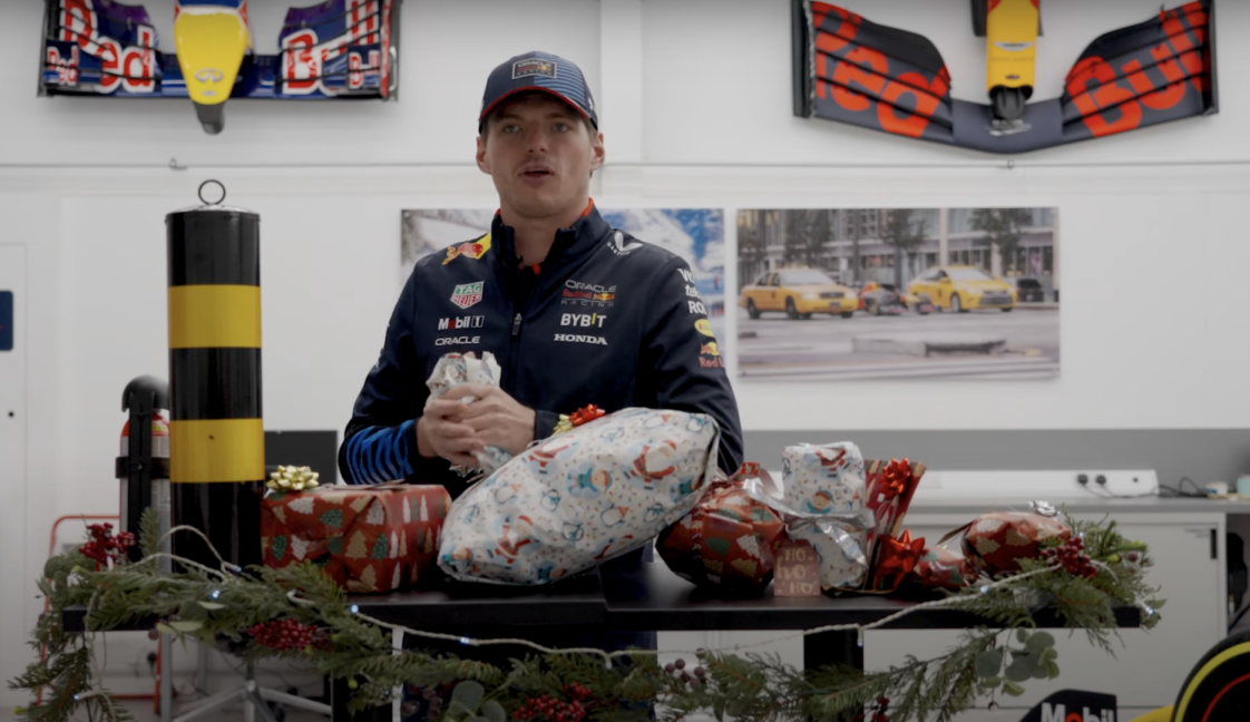 Verstapen Red bull christmas